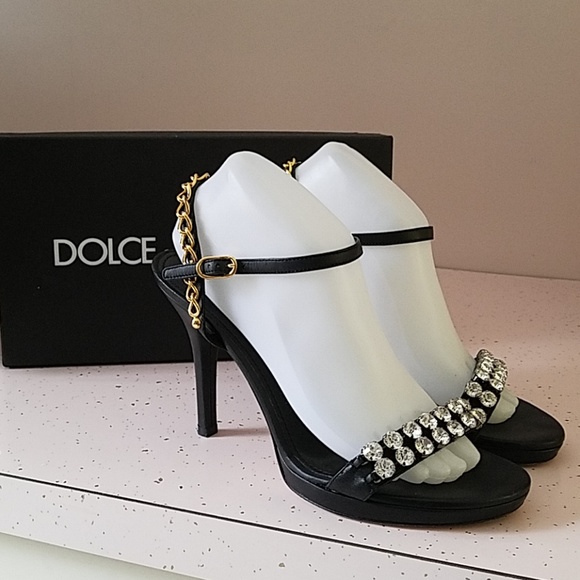 AUTHENTIC DOLCE & GABBANA BLACK HEELS - Picture 5 of 8